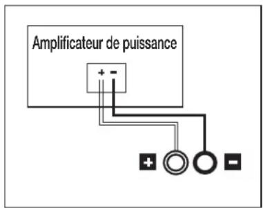 POLK S35 - Branchement de la tour de base, de l'enceinte centrale, de l'étagère et de l'enceinte satellite - 1