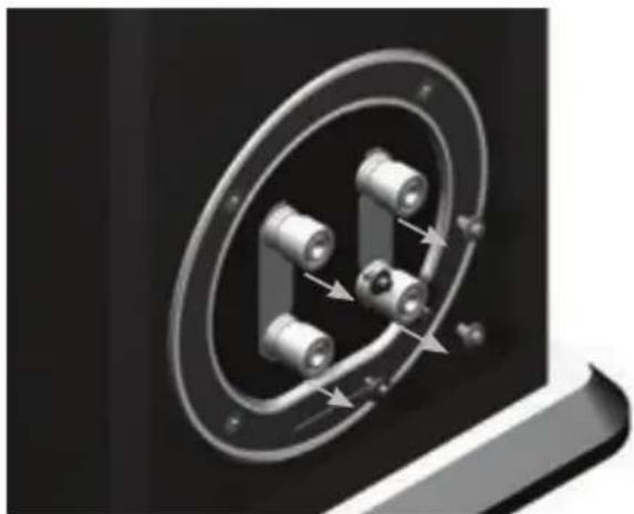 MONITOR AUDIO Bronze Centre - Разъёмы типа «банан» - 1