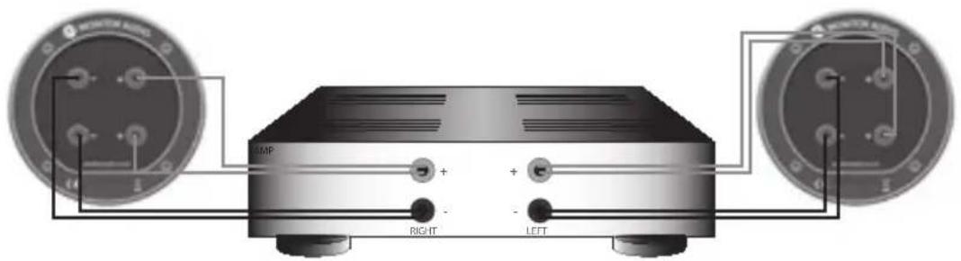MONITOR AUDIO Bronze Centre - Cablagem dupla - 2