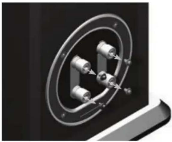 MONITOR AUDIO Bronze Centre - Banaanstekkers - 1