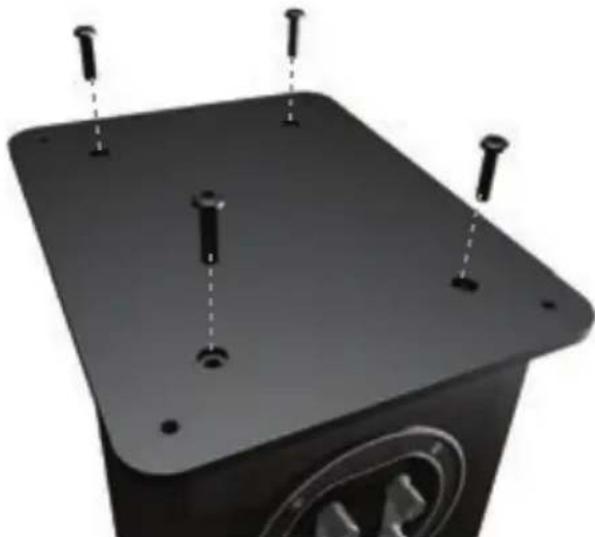 MONITOR AUDIO Bronze Centre - Усталяванне падстаўкі - 1
