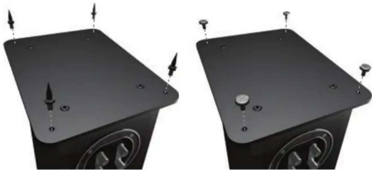 MONITOR AUDIO Bronze Centre - ЕСКЕРТПЕ: тұғырсыз пайдаланылса, корпустың, тұрақтылығы азаяды. - 1