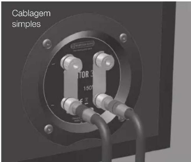 MONITOR AUDIO MRW10 - Configurações da cablagem - 2