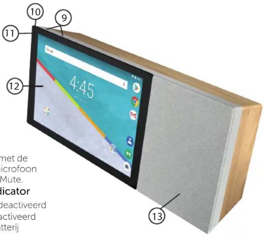 ARCHOS Hello 10 - Betekenis van de LED indicator - 1