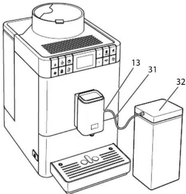 MELITTA Passione One Touch - Melkcontainer aansluiten - 1