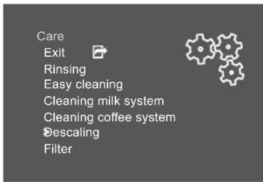 MELITTA Passione One Touch - Calling up submenus - 1