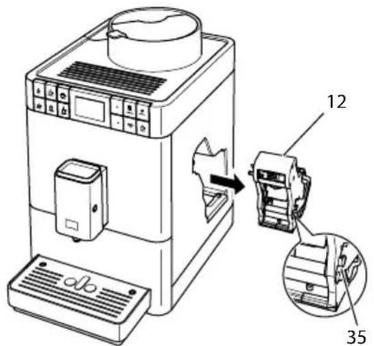 MELITTA Passione One Touch - Démontage et nettoyage de la chambre d'extraction - 2