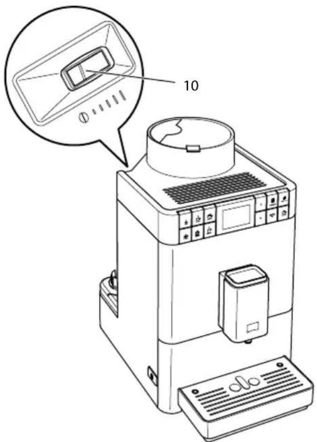 MELITTA Passione One Touch - Setting the grinding fineness - 1