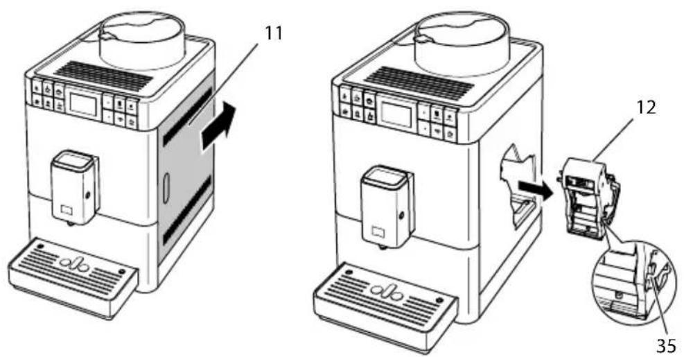 MELITTA Passione One Touch - Removing and cleaning the brewing unit - 1