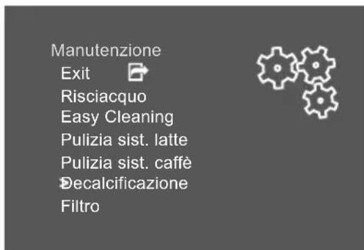MELITTA Passione One Touch - Accesso ai sottomenu - 1