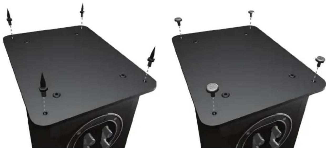 MONITOR AUDIO Bronze 2 - ЗАЎВАГА. Пры выкарыстанні без падстаўкі калонка становіцца менш устойлівай. - 1