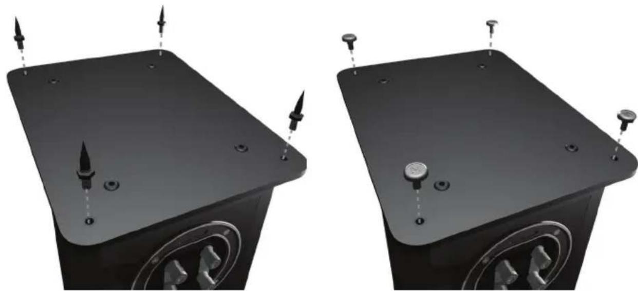 MONITOR AUDIO Bronze 2 - ЕСКЕРТПЕ: тұғырсыз пайдаланылса, корпустың, тұрақтылығы азаяды. - 1
