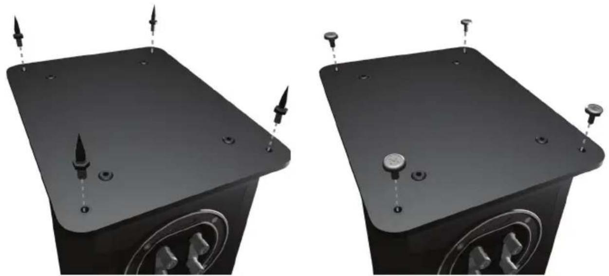 MONITOR AUDIO Bronze 2 - REMARQUE : Le caisson sera moins stable si vous n'utilisez pas le socle. - 1