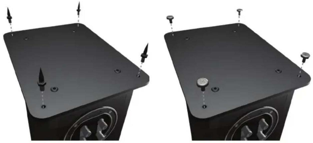 MONITOR AUDIO Bronze 2 - NOTA BENE: se si decide di non usare il basamento, la stabilità della cassa sarà minore. - 1