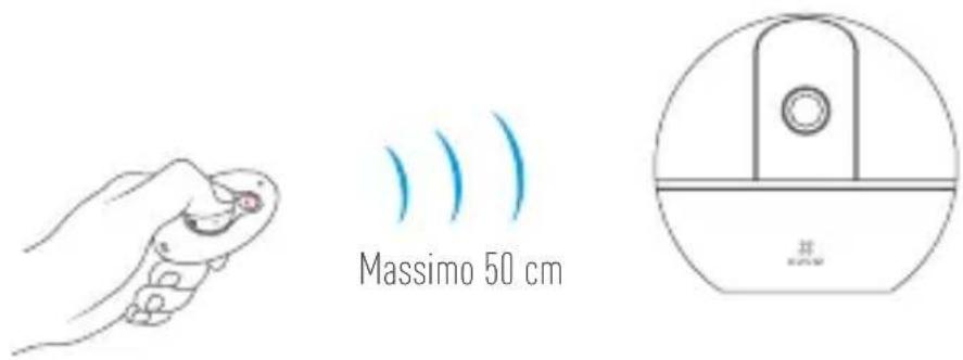 EZVIZ By C6T RF - Passaggio 4 Collegamento del telecomando o dei rilevatori con la telecamera - 2