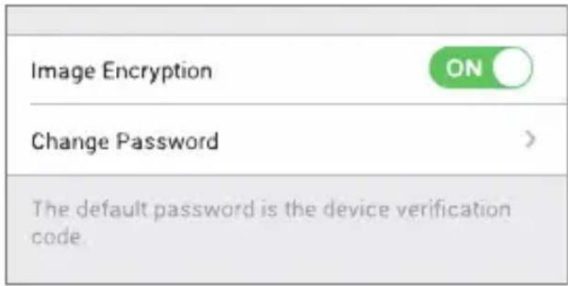 EZVIZ By C6T RF - (En option) Activer « Image Encryption » (Cryptage d'image) - 1