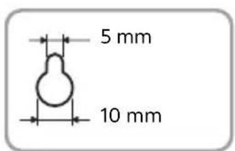 SONY HTSF201 - Montaje del altavoz de barra en una pared - 3
