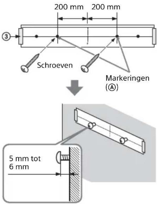 SONY HTSF201 - De Bar Speaker aan een muur bevestigen - 5