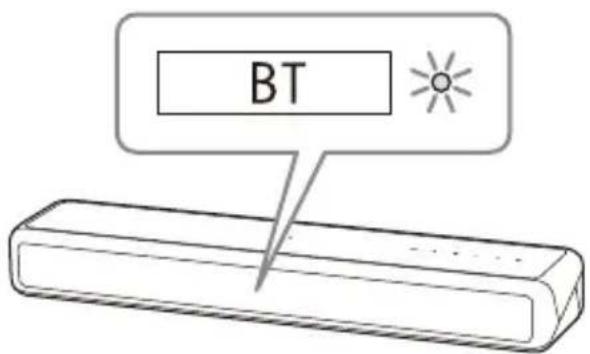 SONY HTMT500 - Druk op BLUETOOTH PAIRING. - 1