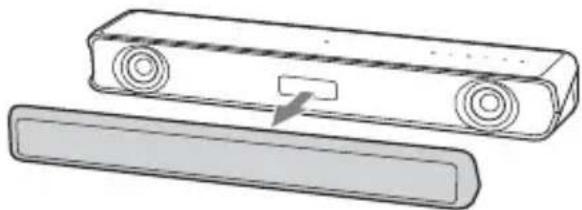 SONY HTMT500 - Retrait du cadre grillagé - 1