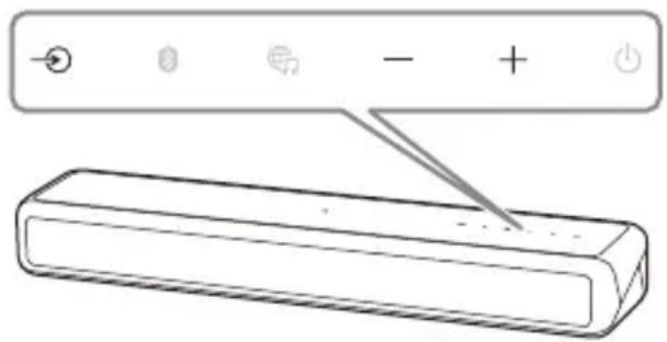 SONY HTMT500 - Desactivación de los botones de la unidad principal - 1