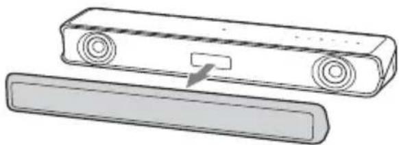 SONY HTMT500 - Het rasterframe losmaken - 1