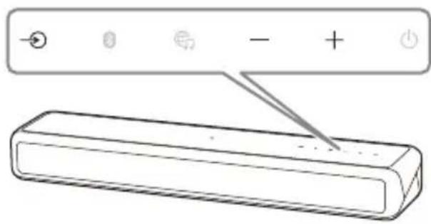 SONY HTMT500 - Knoppen op het hoofdtoestel deactiveren - 1