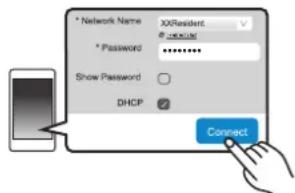 PANASONIC SCPMX152 - Selezionare "Connect" per applicare le impostazioni. - 1