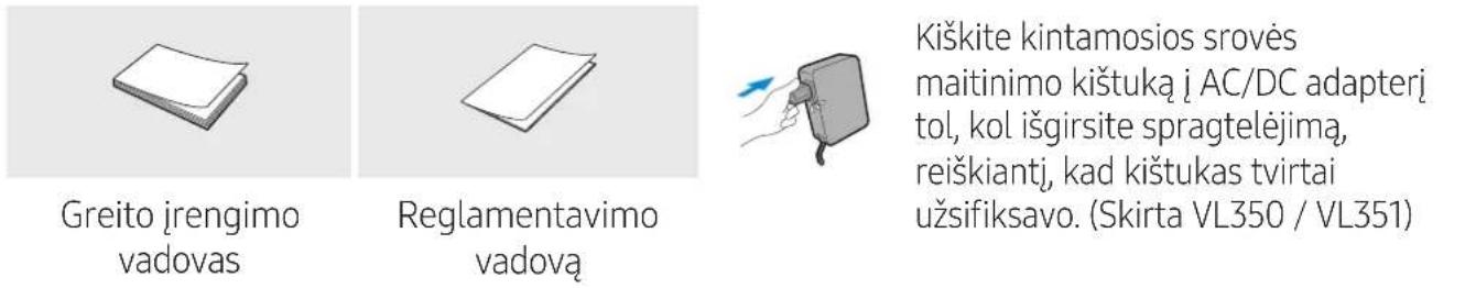SAMSUNG VL350 - Komponentų patikrinimas - 2