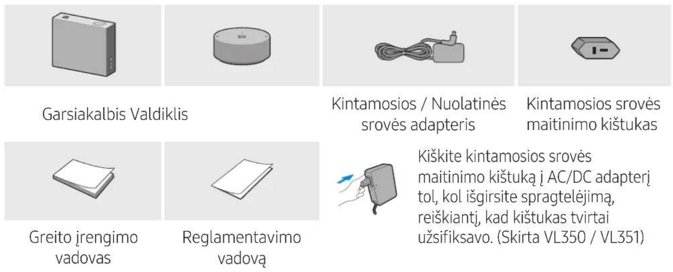 SAMSUNG VL350 - Komponentų patikrinimas - 1