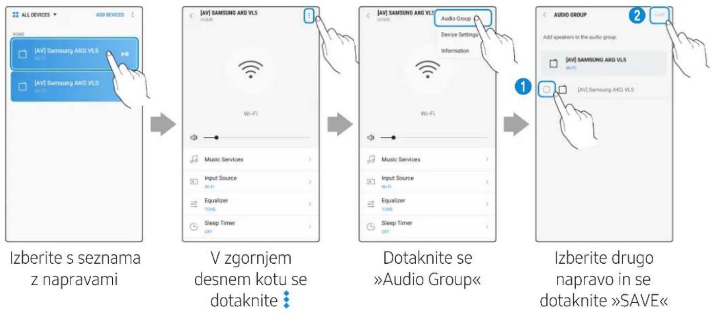 SAMSUNG VL351 - Vaplikaciji SmartThings izberite Audio Group. - 1