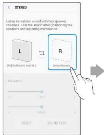 SAMSUNG VL351 - Selezionare Stereo nell'app SmartThings. - 4
