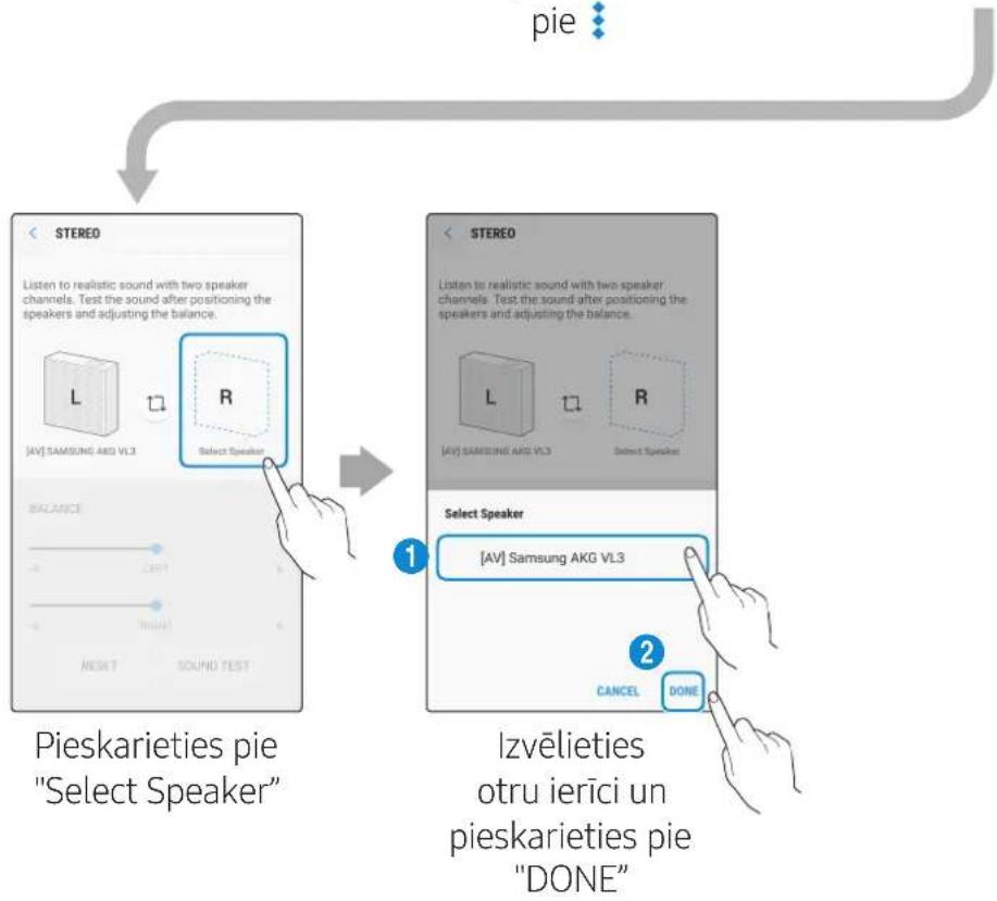 SAMSUNG VL351 - Programmā SmartThings izvelieties Stereo. - 4