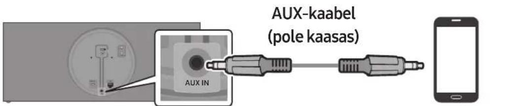 SAMSUNG VL351 - Välisseadme ühendamine AUX-kaabli kaudu - 1