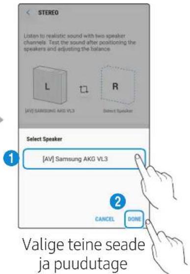 SAMSUNG VL551 - Valige Stereo rakenduses SmartThings. - 5