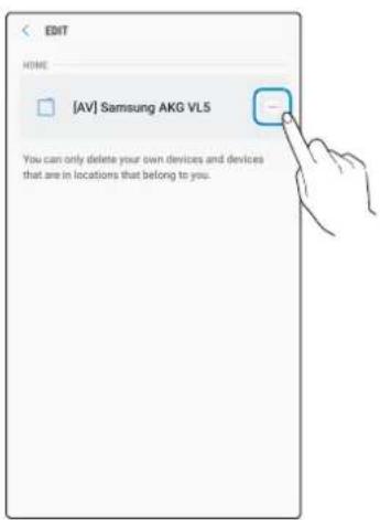 SAMSUNG VL551 - * Eszkocz törlése a SmartThings alkalmazásból - 3