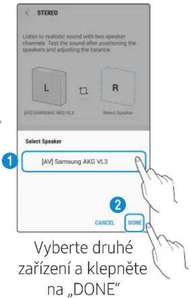 SAMSUNG VL550 - Vaplikaci SmartThings vyberte funkci Stereo. - 5