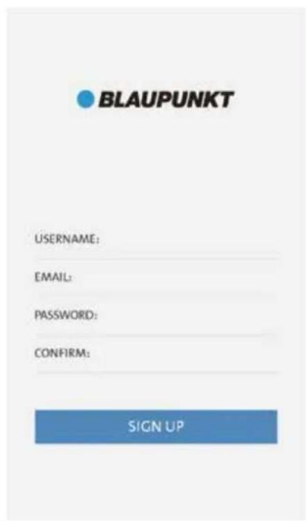 BLAUPUNKT Bluebot XSmart VCBB1XS - Registrieren und Anmeldung - 2