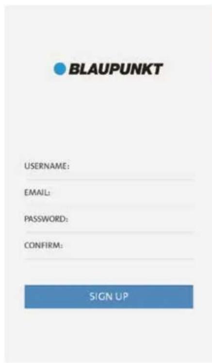 BLAUPUNKT Bluebot XSmart VCBB1XS - 3.Register / Log in - 2