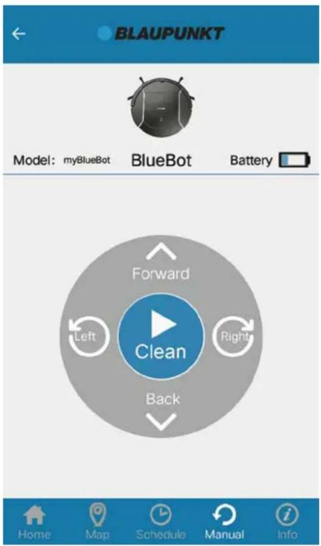 BLAUPUNKT Bluebot XSmart VCBB1XS - Manuelle Steuerung - 1