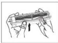 PRINCESS Deluxe 339000 - Comment ouvrir le couvercle du kit de la brosse à rouleau - 2