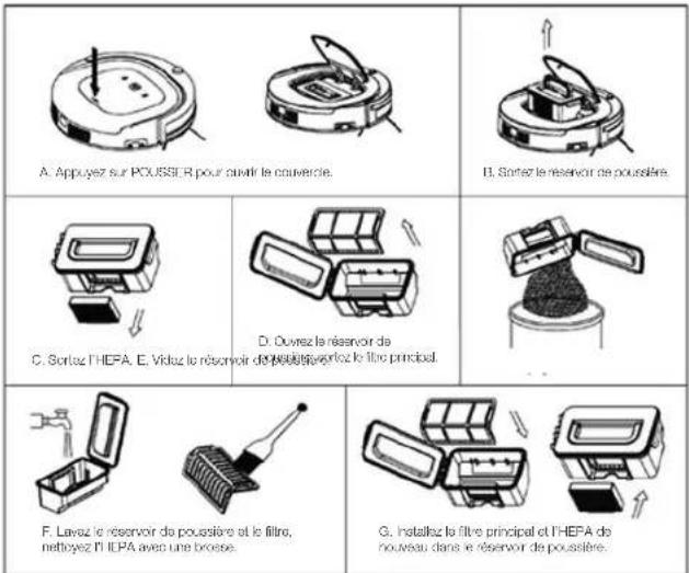PRINCESS Deluxe 339000 - Nettoyage du réservoir de poussière et des filtres - 1