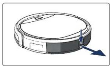 BLAUPUNKT Bluebot XEasy VCCB1XE - Cleaning the dust bin and the filters - 2