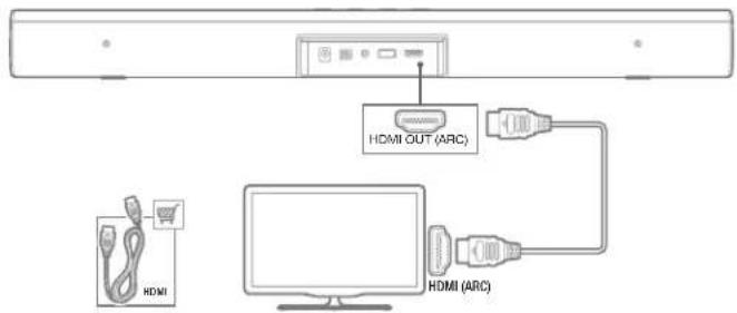 JBL Bar Studio - Conectar al tevisor mediate HDMI (ARC) - 1