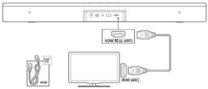 JBL Bar Studio - 透過HDMI(ARC)連接至電視 - 1