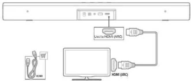 JBL Bar Studio - Collegamento al TV via HDMI (ARC) - 1