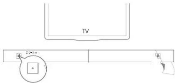 JBL Bar Studio - 3b. Vaegmontering af soundbar - 1