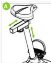 VirtuFit HTR 1.0 - Pour régler les sangles de pied, suivez les étapes ci-dessous: - 1