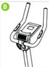 VirtuFit HTR 1.0 - Volg onderstaande stappen om de voetriemen te verstellen: - 2