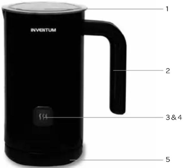 INVENTUM CMK430 - preparing milk foam - 2